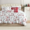 thumbnail image 1 of Southshore Fine Living, Inc. Queen Comforter Set with 3 Throw Pillows & Shams, Christmas Tree Print, 1 of 8