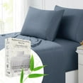 thumbnail image 1 of Southshore Fine Living, Inc. Rayon Derived from Bamboo California King Sheet Set, Steel Blue, 1 of 6