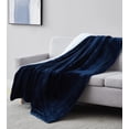 thumbnail image 1 of Southshore Fine Living, Inc. Sherpa Fleece Blanket, Reversible Blue Throw Blanket, 110 X 98, Blue, 1 of 6