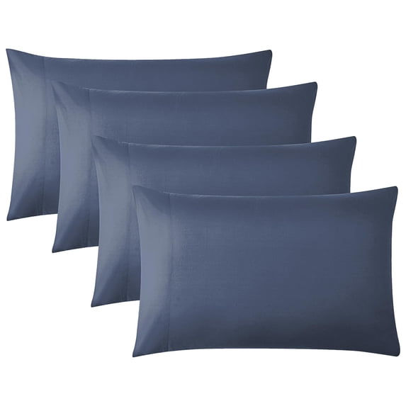 Southshore Fine Living, Inc. Soft Hotel Quality Pillowcases for King Size Pillows, Dark Blue