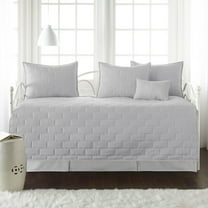 Southshore Fine Living, Inc. Twin Daybed Comforter Set, Day Bed Quilt Set, Brickyard Light Grey