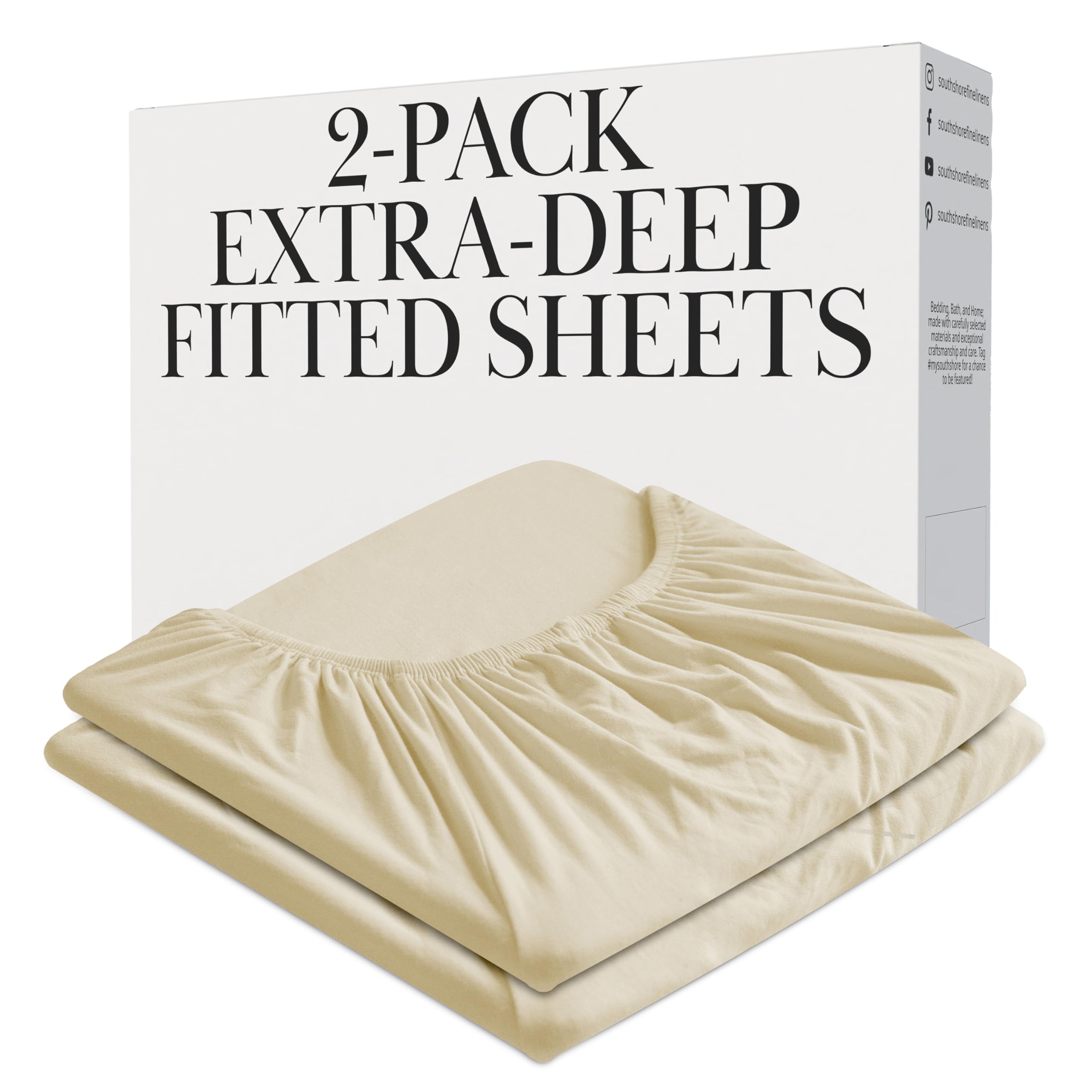 Twin Fitted Sheet 2pack