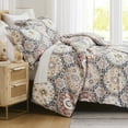thumbnail image 1 of Southshore Fine Living Vilano Oversized Duvet Cover Set, Kilim Natural Duvet Cover, Full/Queen - Ultra-Soft Microfiber Bedding Set with Zipper Closure, Easy Care - 1 Duvet, 2 Shams, 1 of 9