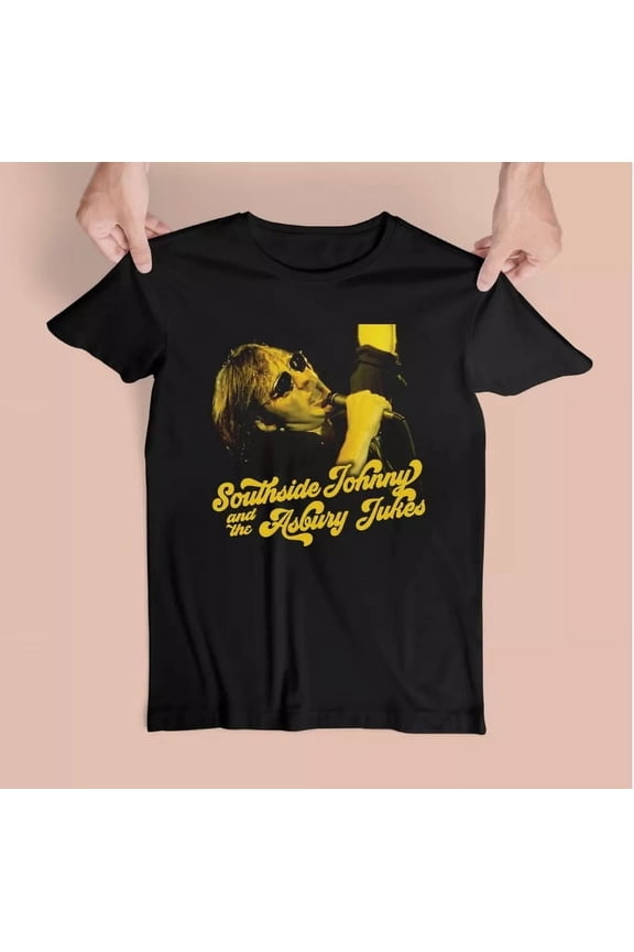 Southside Johnny Live In Concert Cotton Black All Size Men Women T-Shirt