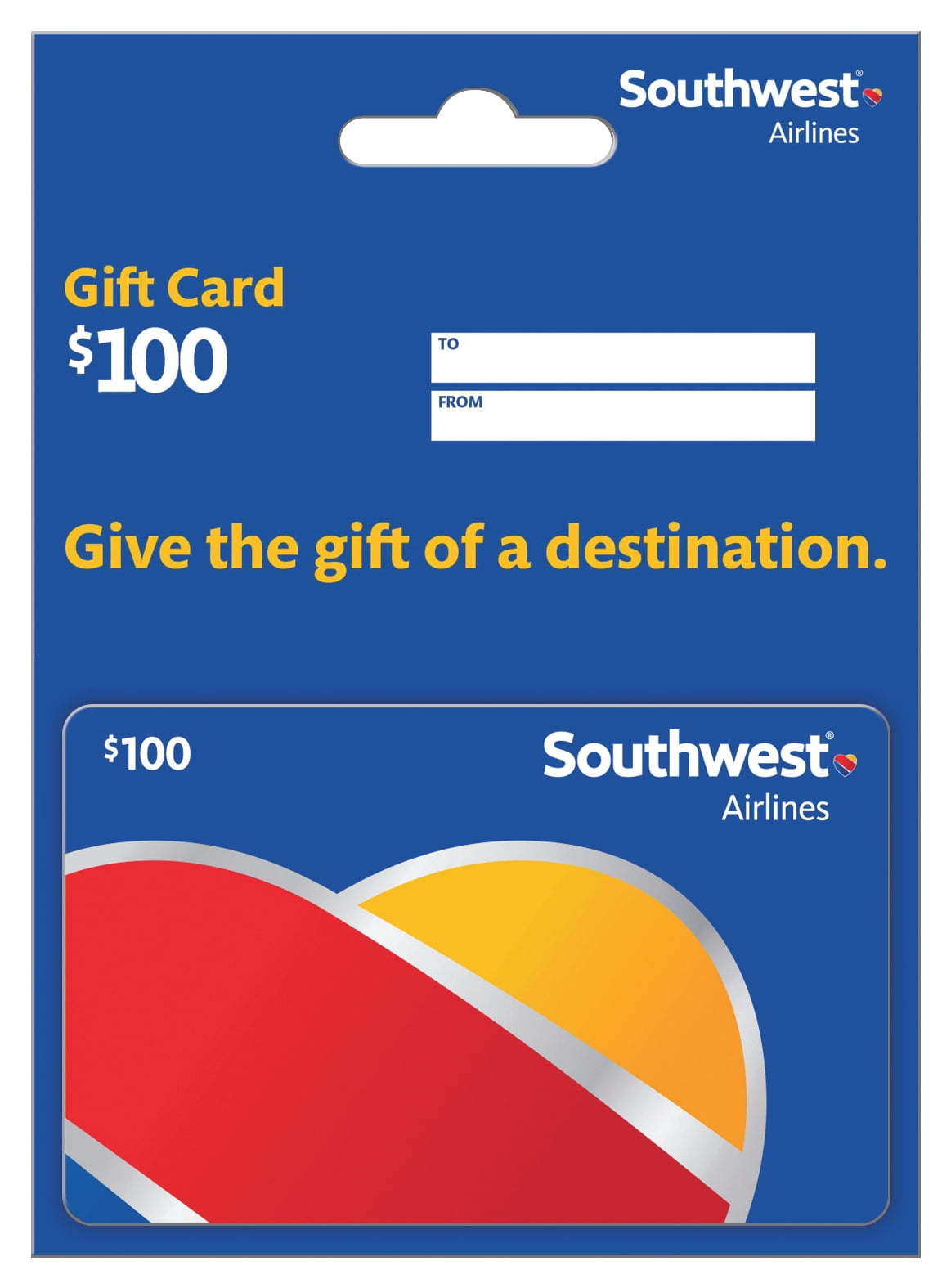 Southwest Airlines Gift Card $100 - Walmart.com