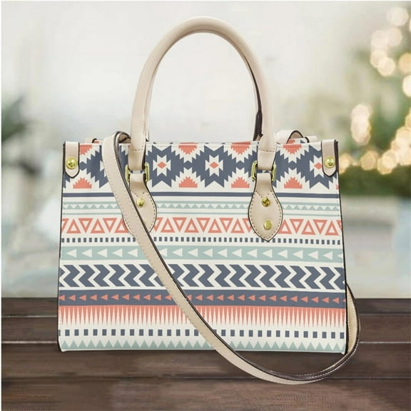 Southwest American Design Themed Purse for Women Leather Female Tote Shoulder Bags Woman bolsa feminina Casual