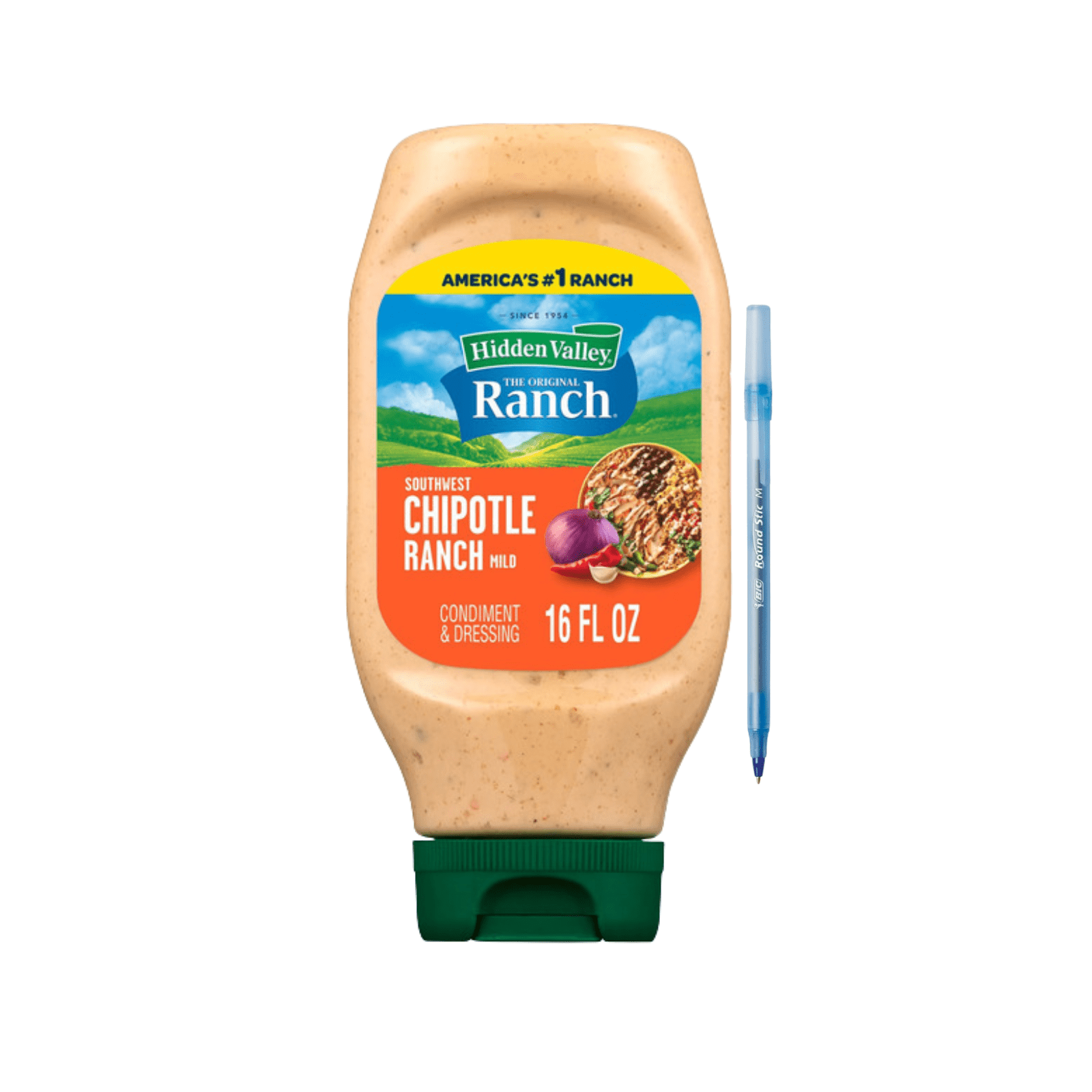 Colored Ranch Topping Southwest Chipotle Ranch Topping and Dressing 16 fl oz - Walmart.com