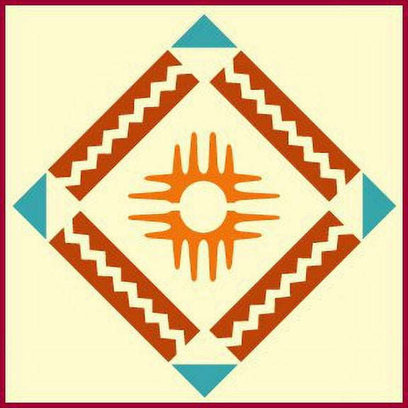Southwest Design 4 Stencil - Desert Designs DIY Signs Reusable Mylar Plastic for Wall Decor Art Craft Painting - The Artful Stencil