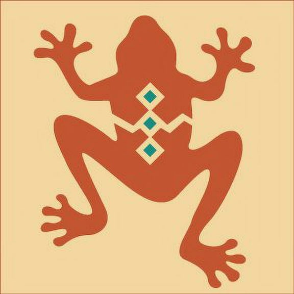 Southwest Frog Stencil - Desert Designs DIY Signs Reusable Mylar Plastic for Wall Decor Art Craft Painting - The Artful Stencil