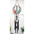 thumbnail image 1 of Southwest Gecko Lizard Moon Arrow Feather Wind Chime, 1 of 7