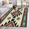 thumbnail image 1 of Southwest Geometric Area Rug 4x6 Washable Rug Non Slip Brown Mexican Aztec Boho Tribal Large Area Rug Indoor Floor Carpet for Entryway Bedroom Kitchen Living Room Home Office Dining Room Nursery, 1 of 8