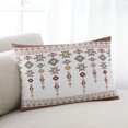 thumbnail image 1 of Southwest Geometric Queen Size Pillow Cover,Pillowcase Protectors with Zipper,Breathable Decorative Throw Pillow Case Cover,Western Boho Beige Grey Rustic Wooden Pillow Shams for Couch Sofa 20x30Inch, 1 of 8
