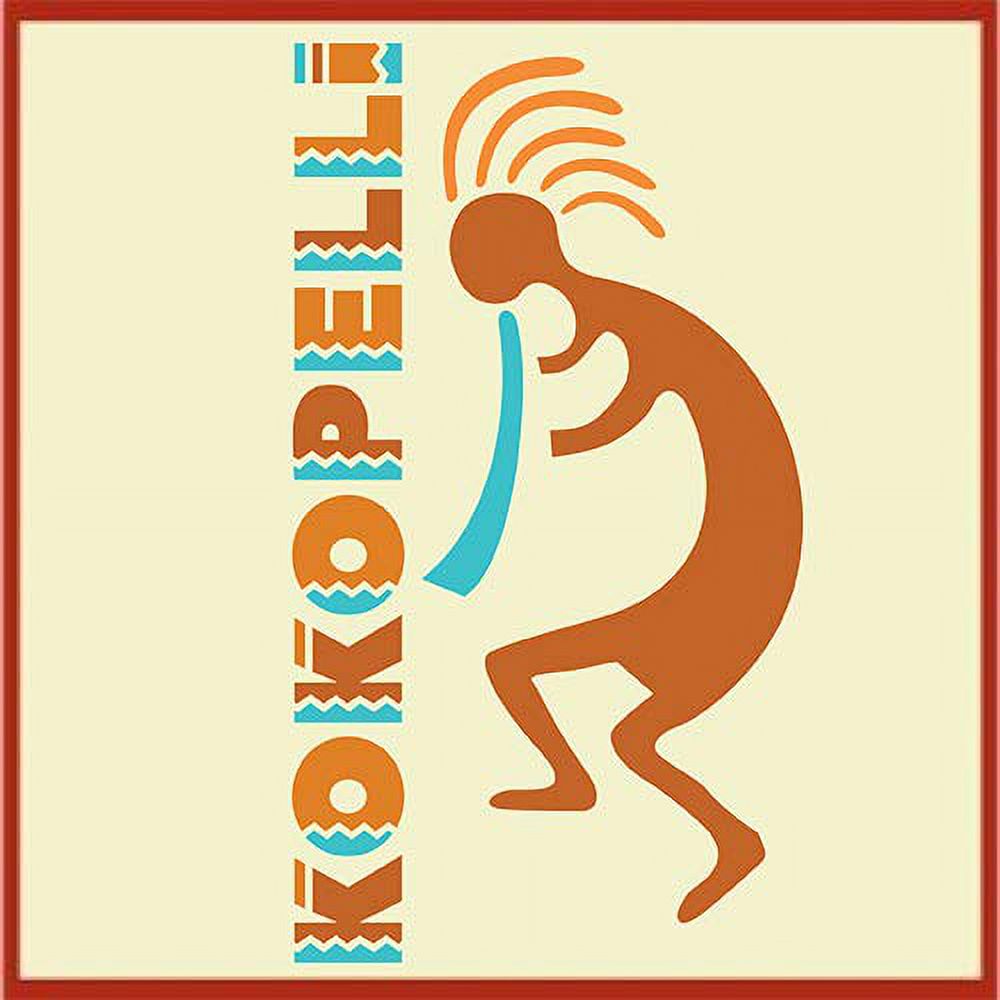 Southwest Kokopelli with Word Stencil Desert Designs DIY Signs