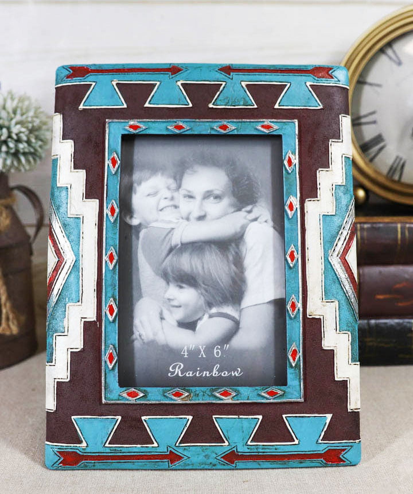 Southwest Meso Mayan Aztec Desktop Or Wall Picture Frame 4