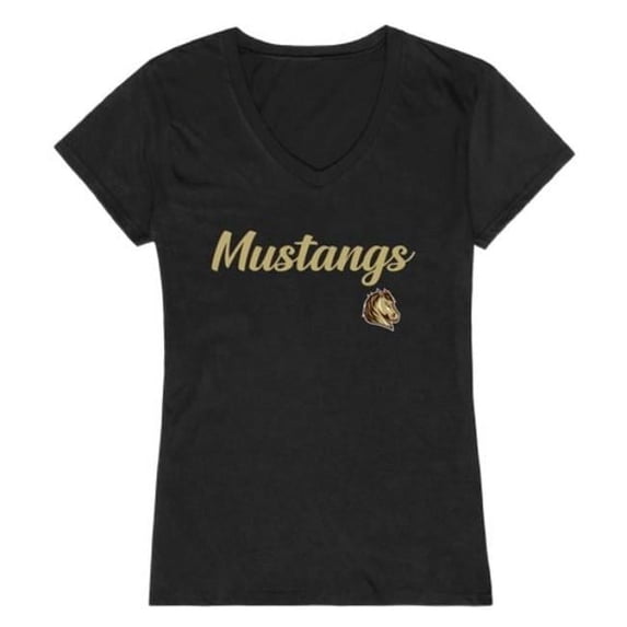 Southwest Minnesota State University Mustangs Script T-Shirt, Black - Extra Large