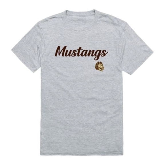 Southwest Minnesota State University Mustangs Script T-Shirt, Heather Grey - Extra Large