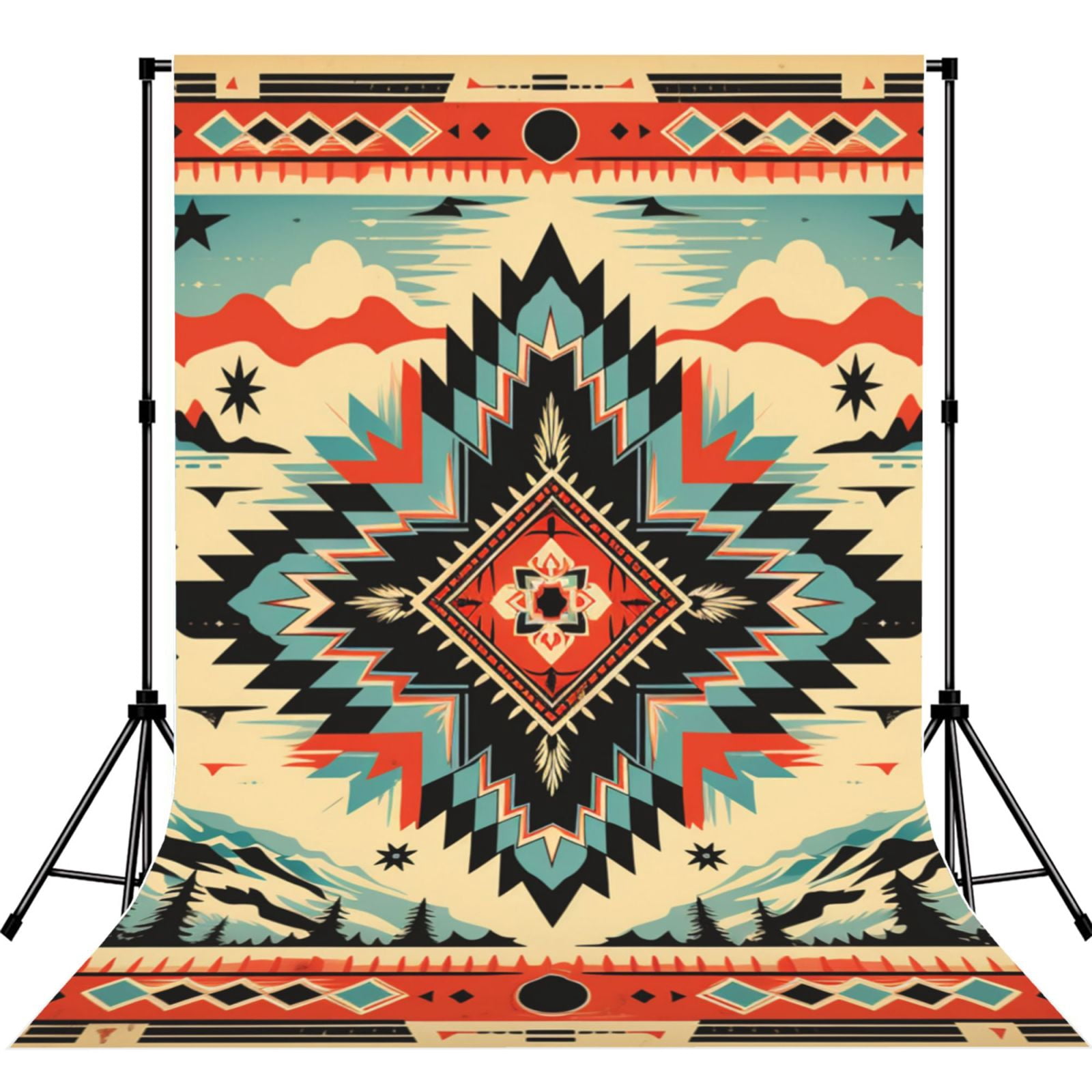 Southwest Native American Cool Vintage Photography Backdrop 5x7Ft ...