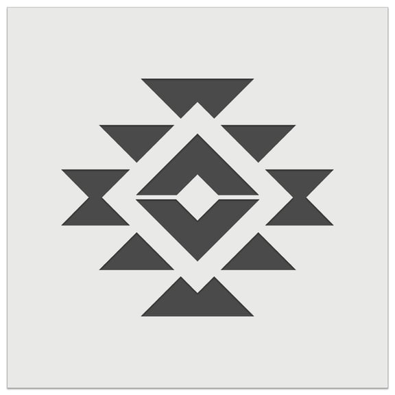 Southwest Pattern Shape DIY Cookie Wall Craft Stencil - 9.0 Inch