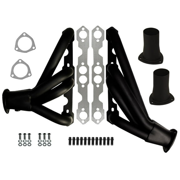 Southwest Speed 1982-92 Camaro Firebird Shorty Style Headers,Sbc 265-400,Painted Flat Black