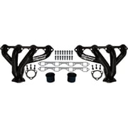Southwest Speed Black Block Hugger Shorty Style Headers For Small Block Ford 260-351 Windsor & Gt40P V8 Engines,1 5/8 Tubes,Street Rod,Hot Rod