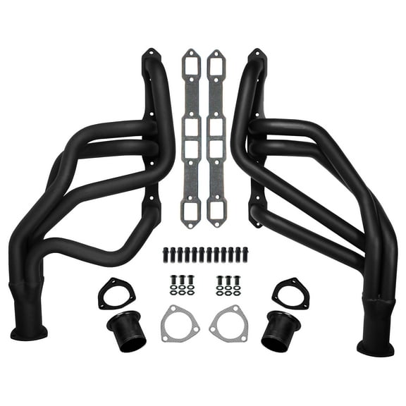 Southwest Speed Black Long Tube Headers For 66-74 Mopar 383-440 Big Block,Dodge Charger,Challenger,Plymouth Cuda