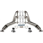 Southwest Speed Chrome Plated 1935-1948 Fat Fenderwell Headers For Small Block Chevy V8 Engines,265,283,302,327,350,400 Ci Motors,Street Rod,Hot Rod