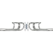 Southwest Speed Chrome-Plated Classic T-Bucket Headers For Small Block Chevy 262-400 Engines,Street Rod,Hot Rod,Rat Rod,Nostalgia,Vintage,Roadster