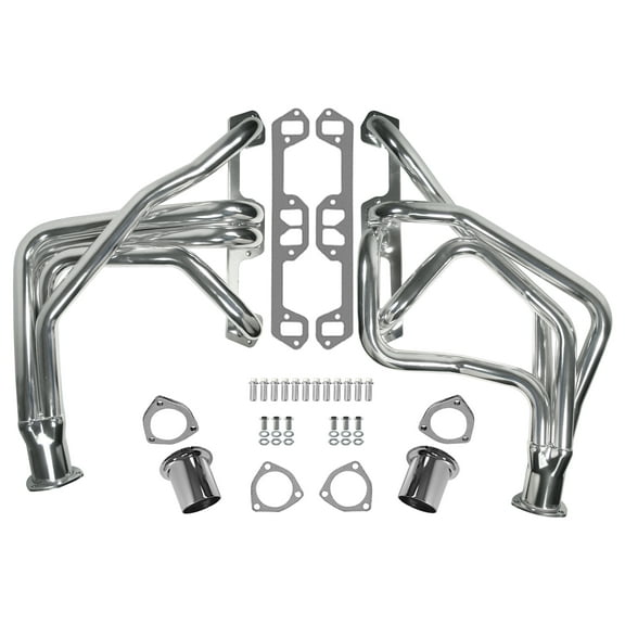 Southwest Speed Chrome Plated Long Tube Headers For 1972-93 Chrysler Truck,Suv,273-360,Ramcharger