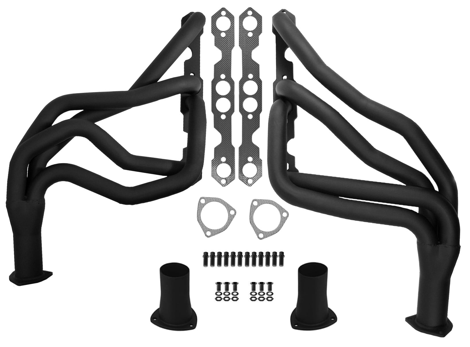 Walamrt Header Southwest Speed Long Tube Headers,265-400,Painted Flat Black,1967-1991 ...