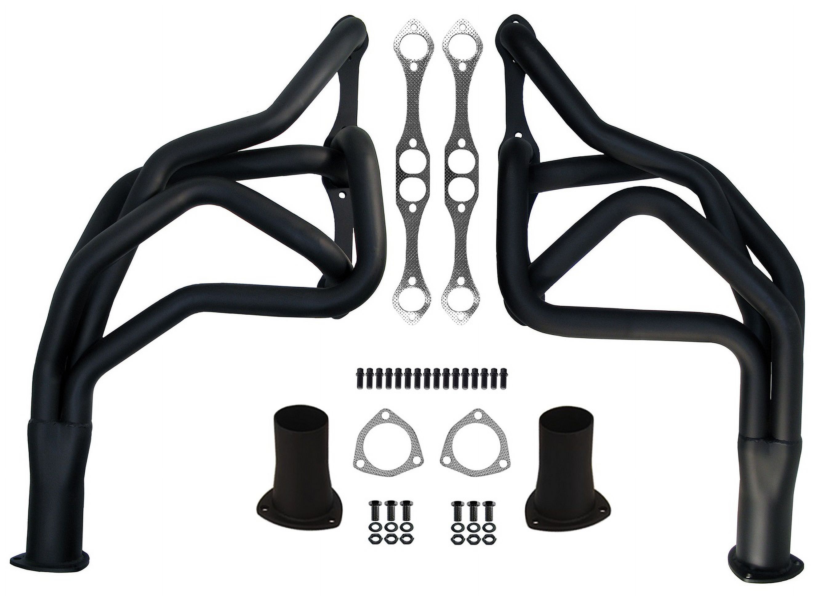 Walamrt Header Southwest Speed Long Tube Headers,265-400,Painted Flat Black,1973-1987 ...