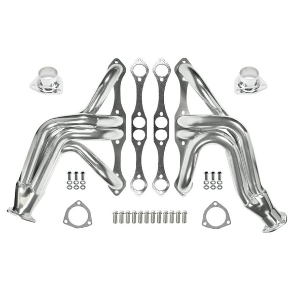 Southwest Speed Small Block Chevy Universal Street Rod Headers,Chrome Plated