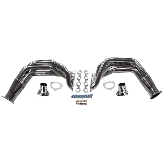 Southwest Speed Stainless Steel 55-57 Chevy Fenderwell Headers For Big Block Chevy 396-502 Engines,Tri-5,1955 1956 1957