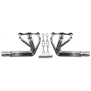 Southwest Speed Triple Process Chrome Plated Fenderless Sprint Rodster Style Headers 1932 Ford Hi-Boy,Small Block Chevy 265-400,1 5/8