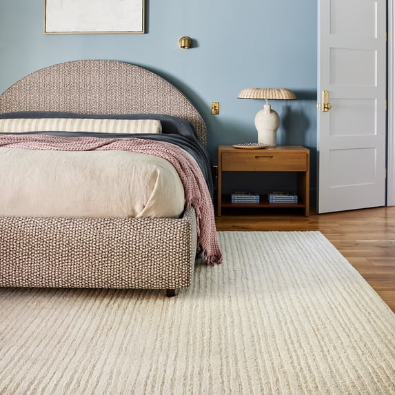 Rugs USA Southwest Striped Wool Area Rug, 9' 6" x 13' 6", Southwest Ivory