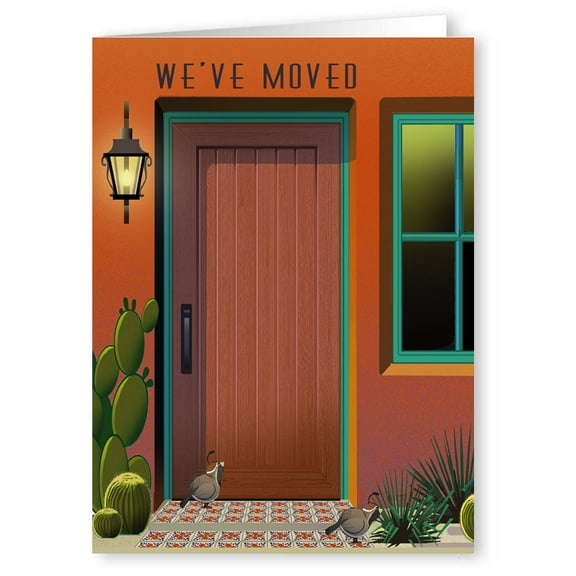Southwest Style We've Moved Boxed Set Note Card- 10 Box Set Note Card