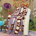 thumbnail image 1 of Southwest Throw Blanket, Aztec Blanket for Couch or Room Decor, Reversible Comfy Fluffy Mexican Blanket, Gift Blanket, inches Southwestern Purple Southwestern Purple, 1 of 7