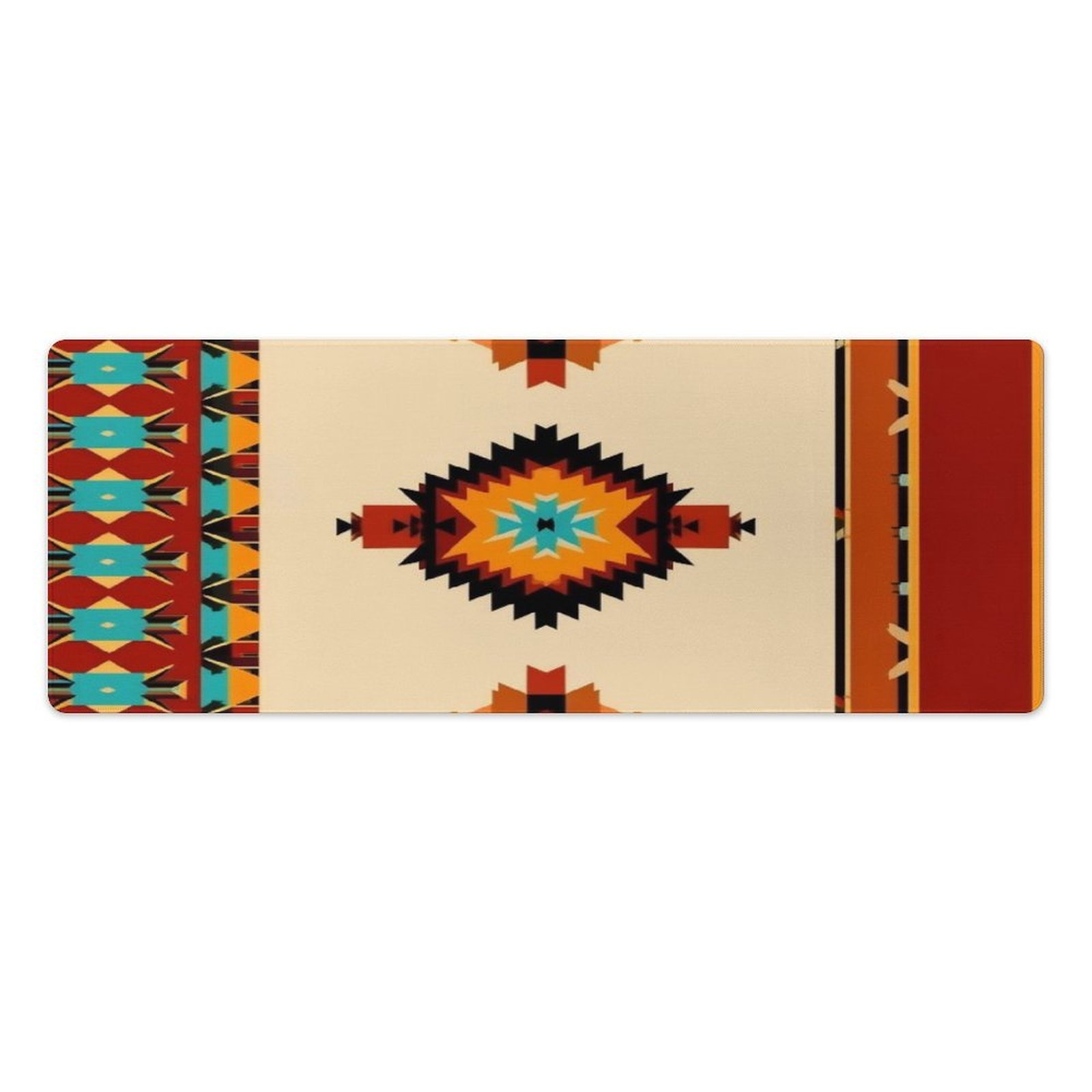 Trabal Pvc Southwest Tribal Print Rug Kitchen Rugs Pvc Mats Set of 2 Pieces Non ...