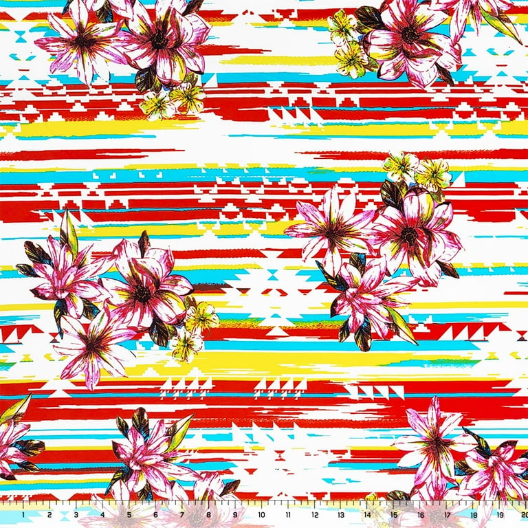 Tropical knit deals fabric
