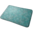 thumbnail image 1 of Southwest Turquoise Memory Foam Bath Rug, Soft Absorbent Floor Mats, Velvet Bathroom Mat, Machine Washable, Quick Dry Rugs, Carpet for Bathroom Shower 18" X 30", 1 of 5