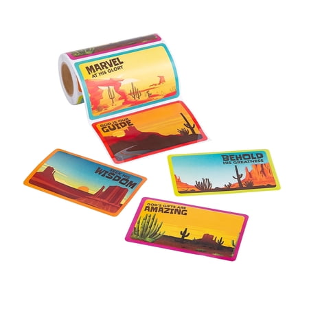 Southwest VBS Name Tags/Labels - 100 Pieces