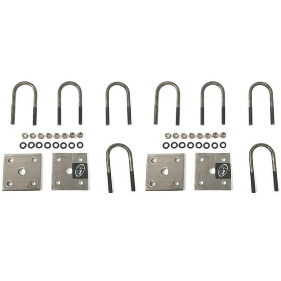 Southwest Wheel 2-Pack Trailer Axle 1 3/4" Round U-Bolt Kit Made in the USA