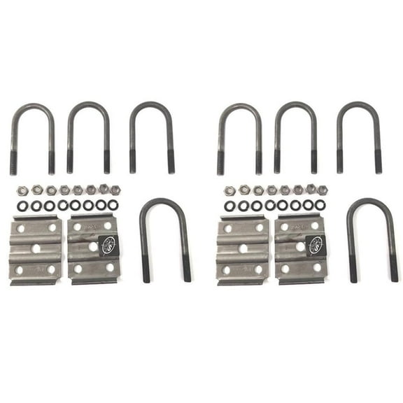 Southwest Wheel 2-Pack Trailer Axle 2 3/8" Round U-Bolt Kit Made in The U.S.A.