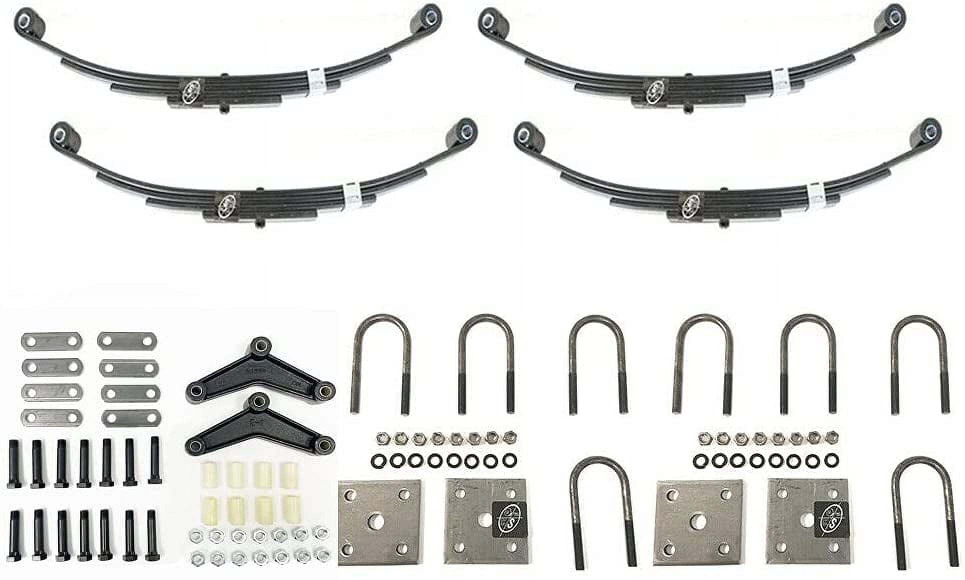 Southwest Wheel 3,500 lbs. Tandem Trailer Axle Suspension Kit (Leaf Springs, Shackle & U-Bolt kit)