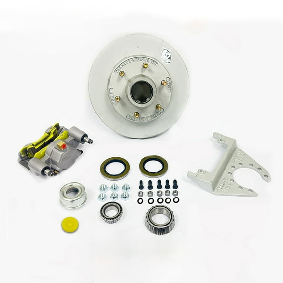 Southwest Wheel 5,200 lbs. Maxx Finish Trailer Axle Disc Brake Kit for One Wheel