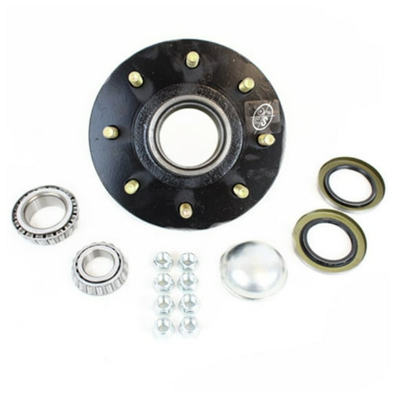 Southwest Wheel 8-Hole, 6.5" Bolt Circle 9/16" Studs Idler Hub for 7,000 lb Axle