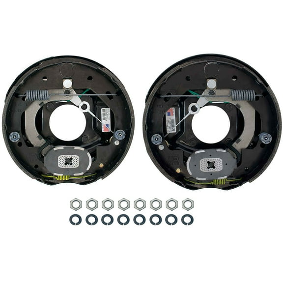 Southwest Wheel Dexter 10" X 2-1/4" Trailer Nev-R-Adjust Electric Brake Assembly (1 Right + 1 Left)