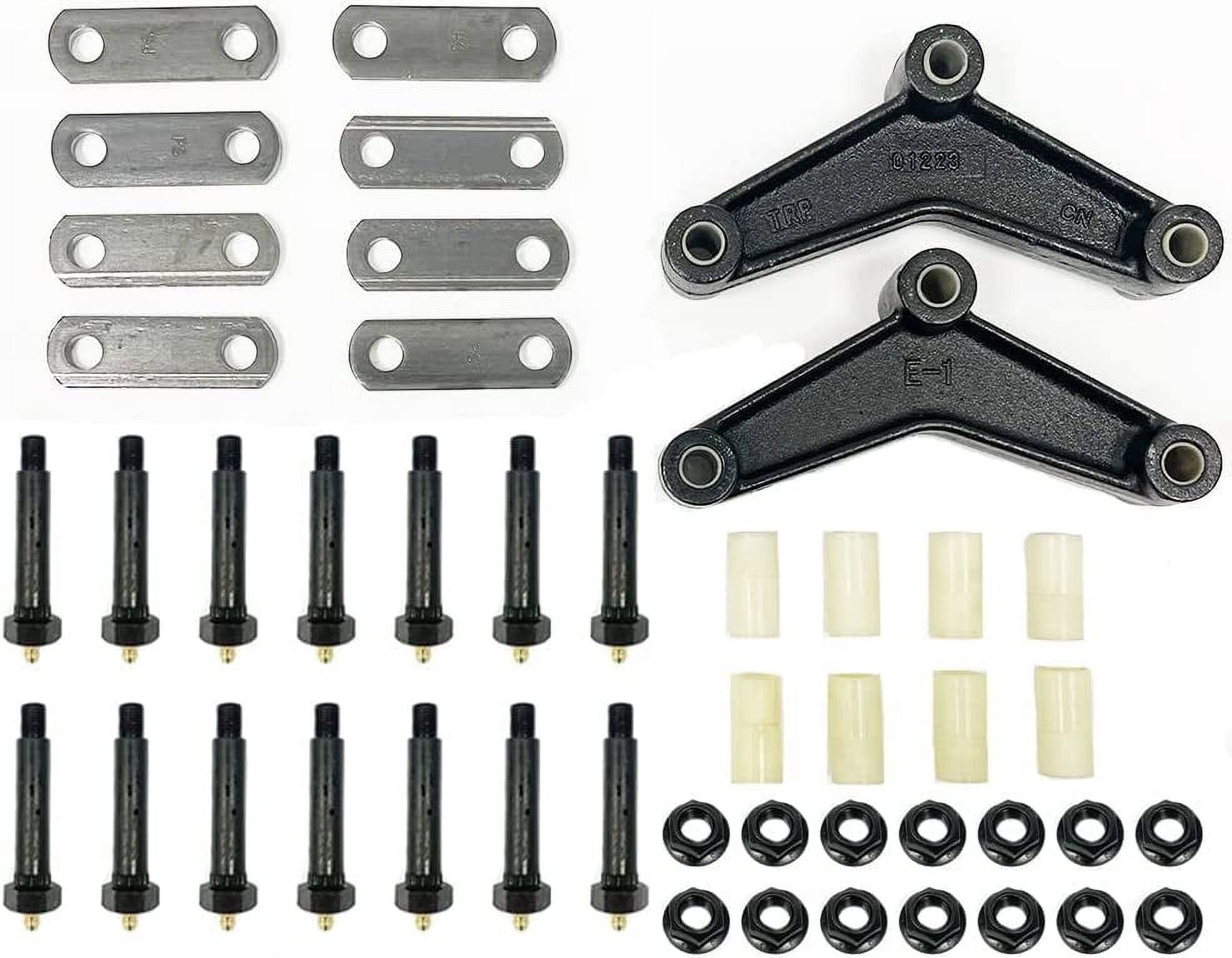 Tandem Trailer Axle Shackle Replacement Kit For Double Eye