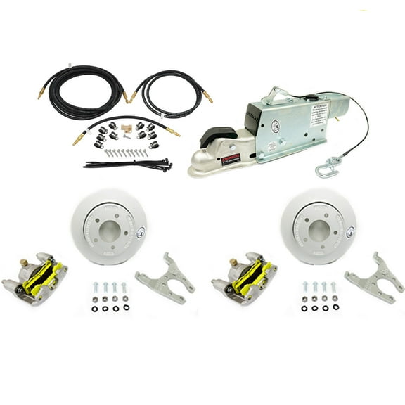 Southwest Wheel MAXX KIT Hydraulic Actuator 3,500 lbs. Slip Over Disc Brake Kit for a Single Axle with MAXX Calipers