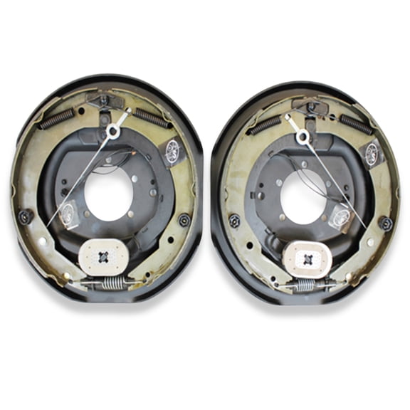 Southwest Wheel New Pair 12" X 2" TruRyde Self-adjusting Electric Brakes (1 Right + 1 Left) No Hardware