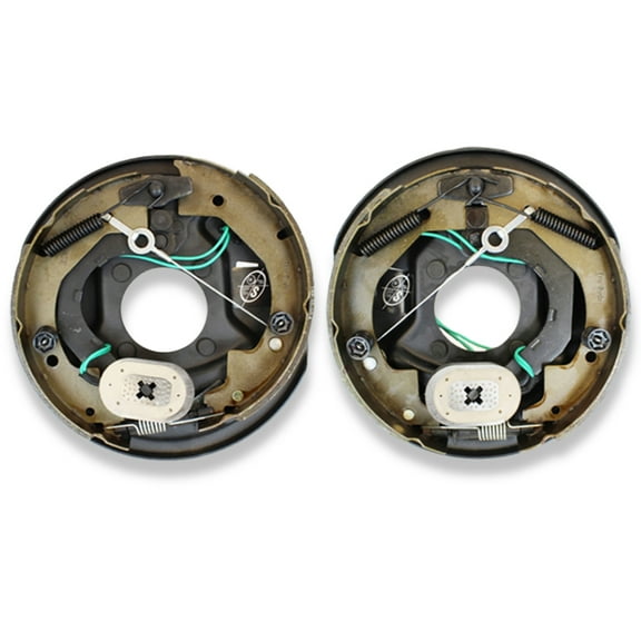 Southwest Wheel Pair 10" X 2 1/4" TruRyde Self-adjusting Electric Brakes (1 Right + 1 Left) No Hardware